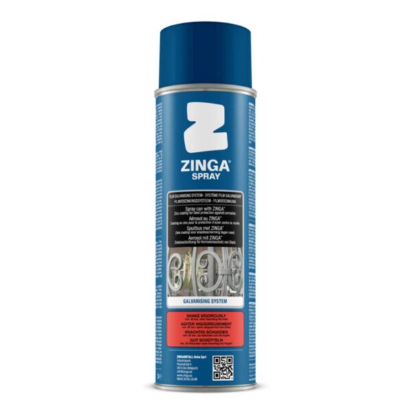 Preparat antykorozyjny ZINGA Spray, Jasnoszary, 500 ml